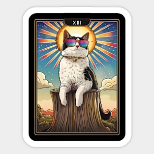 Cat Tarot Paws Of Destiny Sticker